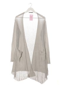 BLEIFREI Cardigan in maglia Donna, Taglia 36, grigio chiaro