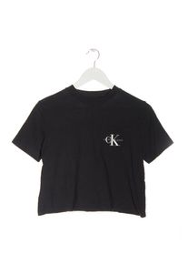 Calvin Klein Jeans Camicia cropped Donna, Taglia 34, nero