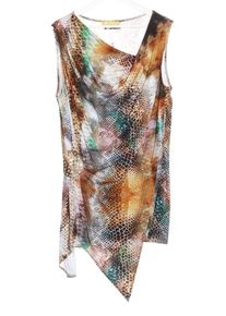 Ricarda M Vestito vokuhila Donna, Taglia 42, arancione chiaro