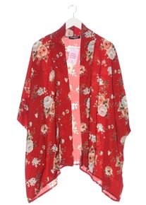 Fashion Union Giacca a blusa Donna, Taglia 36, rosso, Poliestere