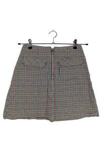 Tommy Jeans Gonna a campana Donna, Taglia 36, blu, Cotone