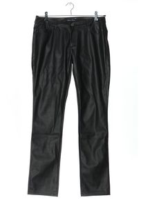 Fashion Victim Pantaloni in ecopelle Donna, Taglia 40, nero, Poliuretano