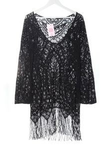 Beach Bunny Vestito da spiaggia Donna, Taglia 40, nero