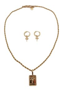 PURELEI Set di gioielli Donna, One Size, oro