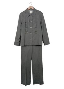Céline Celine Tailleur pantalone Donna, Taglia 38, grigio chiaro
