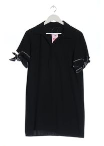 Zara Basic Abito a maniche corte Donna, Taglia 38, nero