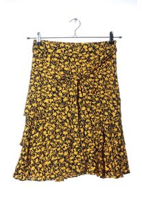 Selected Gonna lunga stropicciata Donna, Taglia 36, marrone, Viscosa