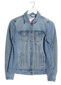 Vila Giacca denim Donna, Taglia 36, blu, Cotone