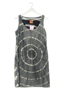 Tory Burch Vestito in pelle Donna, Taglia 34, grigio chiaro, Pelle