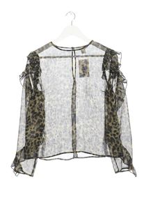 H&M H&M Blusa trasparente Donna, Taglia 36, crema, Poliestere