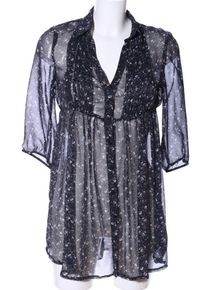 Tally Weijl Blusa trasparente Donna, Taglia 38, nero