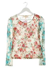 CINEMA DONNA Blusa in merletto Donna, Taglia 36, bianco sporco
