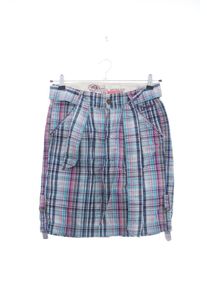 casual women Pantaloncino a vita alta Donna, Taglia 34, blu, Cotone