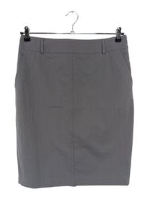 Angela Palazzi Collezione Gonna a vita alta Donna, Taglia 40, grigio chiaro