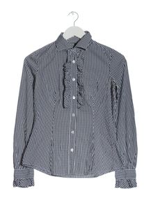 Stile Benetton Camicia a maniche lunghe Donna, Taglia 36, nero
