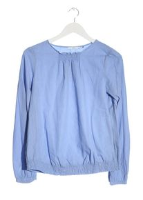 Edc Camicia blusa Donna, Taglia 36, blu, Cotone