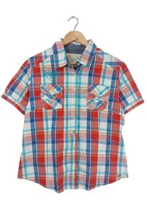 Timezone Camicia a maniche corte Donna, Taglia 42, bianco, Cotone