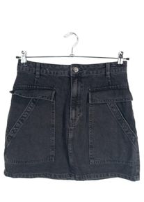 Topshop Gonna di jeans Donna, Taglia 40, grigio chiaro, Cotone