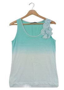 Hallhuber Donna Blusa senza maniche Donna, Taglia 36, turchese