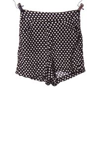 Mango casual Pantaloncino a vita alta Donna, Taglia 36, nero, Viscosa