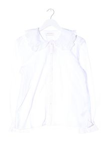 Urban Outfitters Camicetta a maniche lunghe Donna, Taglia 36, bianco, Cotone