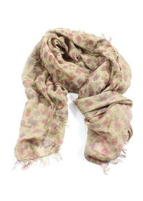 lombard&lombard Sciarpa tradizionale Donna, One Size, crema