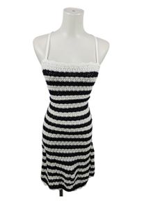 Tommy Jeans Abito di maglia Donna, Taglia 36, nero, Cotone