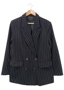 Urban Outfitters Blazer lungo Donna, Taglia 36, nero
