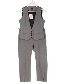 Esprit Tailleur pantalone Donna, Taglia 32, grigio chiaro