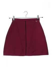 Versace Jeans Gonna a campana Donna, Taglia 34, rosso