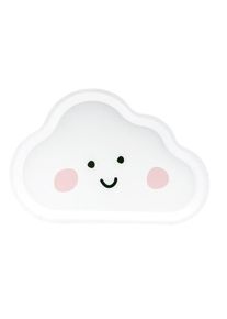 partydeco 6 assiettes en papier nuages doux 26 x 17 cm