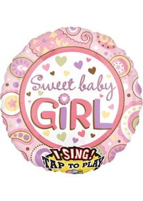 Amscan Chanter le ballon doux bébé fille