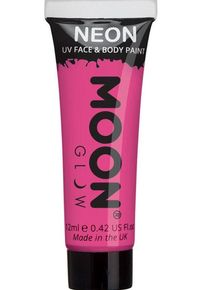 Smiffys Maquillage UV visage et corps en rose 12ml