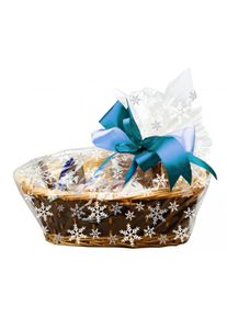 6 sachets cadeaux flocon de neige 41 x 46 cm