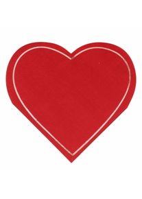 Ginger Ray 16 serviettes coeur serment d'amour