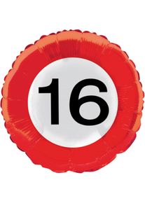 Folat Panneau de signalisation 16 ballon aluminium 45cm