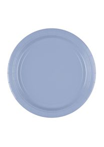 Amscan 20 assiettes classiques en papier bleu pastel 23cm