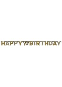 Amscan Golden 70th Birthday garland 2.13m