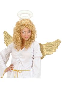 Widmann Ailes d'ange dorées en plastique