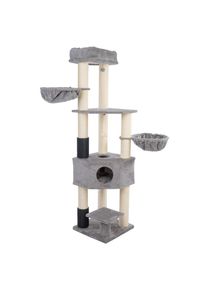 zooplus Basics kradsetræ XXL 50x50x200cm, grå kat