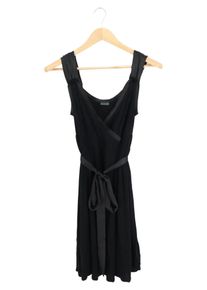 Siena Studio SIENNA Sommerkleid Damen Gr. 36 S Schwarz Viskose Midikleid Elegant Schleife