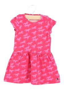 Esprit Sommerkleid Kinder Gr. 92 Rosa Tiermotiv Baumwolle Freizeit