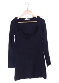 ANNA HOLTBLAD Sommerkleid Damen Gr. S Blau Baumwolle Rüschen Freizeit