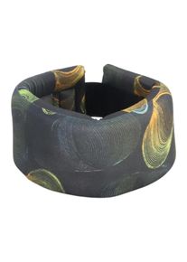 UNBEKANNT Nackenkissen Reisekissen Polyester Abstrakt Mehrfarbig Damen 9x9cm