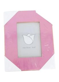 MARKENLOS Bilderrahmen Achteck Rosa 19x24cm Ton Elegant Skandi