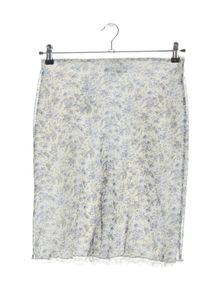 Young Fashion Falda de talle alto Mujeres, Talla 36, blanco puro, Poliéster