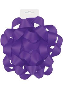 Geschenkband Schleife in Lila Pflaume 15 cm Durchmesser
