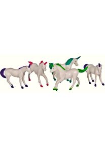 8 kleine Einhorn Figuren 8cm