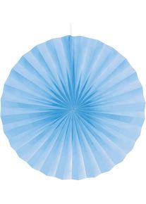Creative Party Papier Dekofächer Pastell Blau 41cm