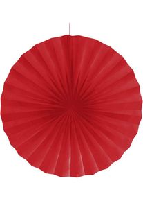 Creative Party Papier Dekofächer Klassisch Rot 41cm